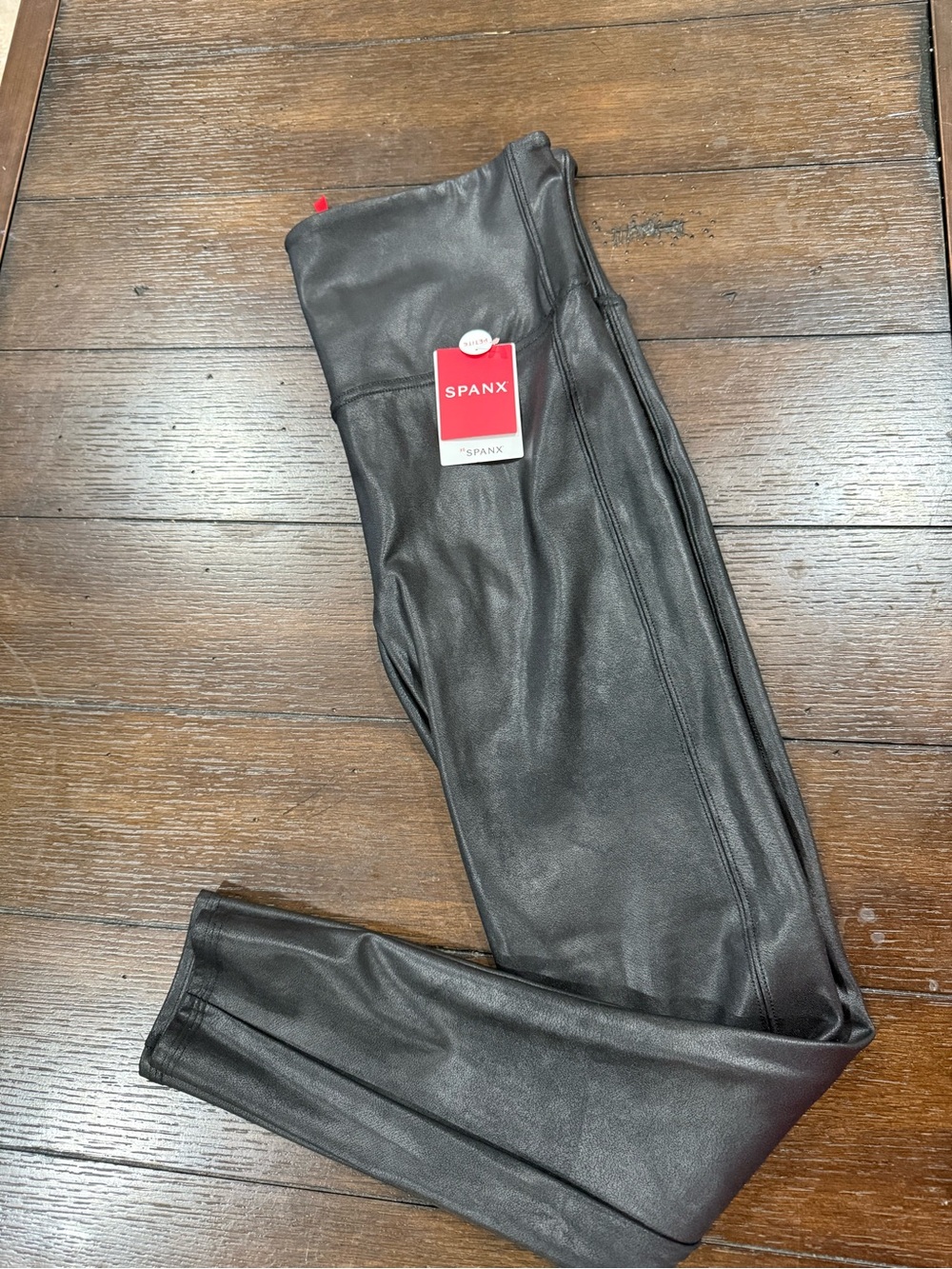 SPANX Faux Leather Leggings - Black